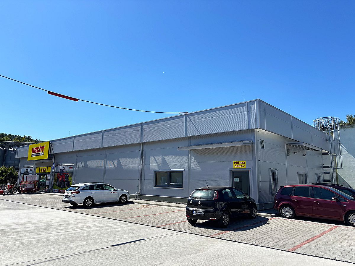 Izolovaná prodejní hala