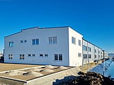 Wärmegedämmte Lagerhallen